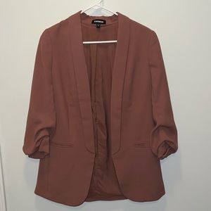 Express Plum Suit Jacket